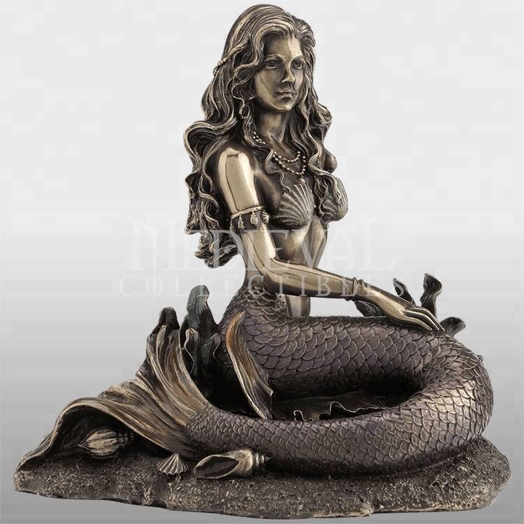 china bronze mermaid sculpture for high quality
