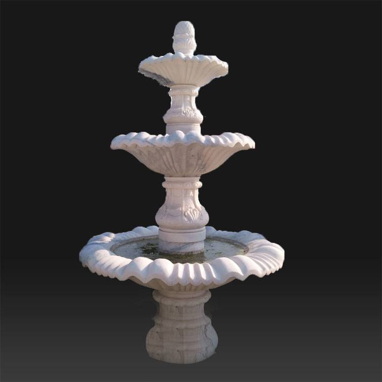 Good Quality Fountain – Customized garden decoration white marble water fountain – Atisan Works