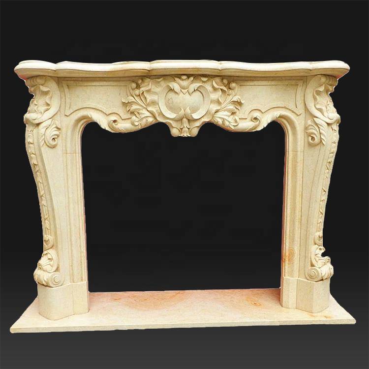 Good Quality Fireplace – Custom design home decorative carved marble cast stone fireplace mantels – Atisan Works