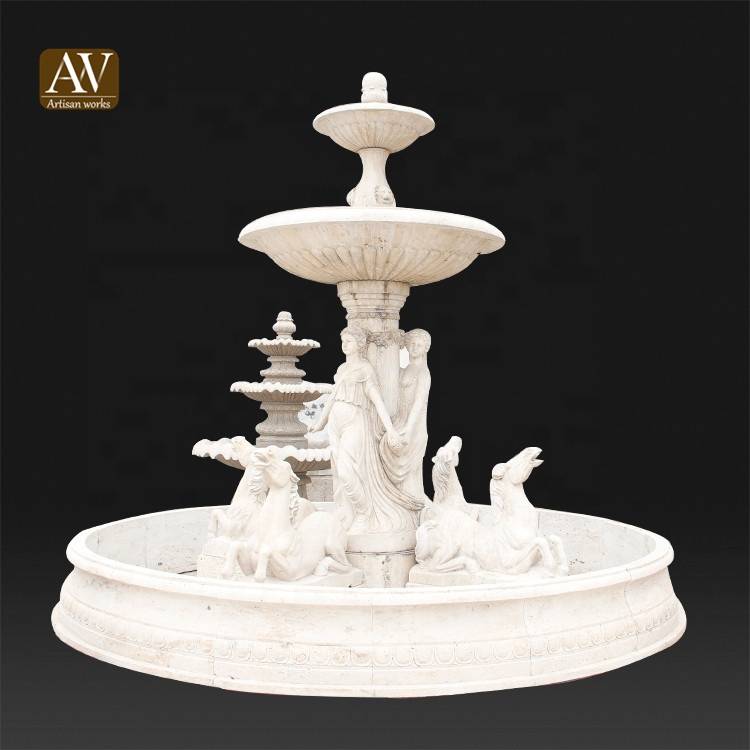 Good Quality Fountain – Hot sale stone garden decorative natural marble fountain – Atisan Works