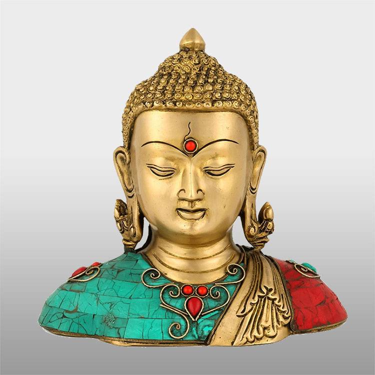 Ordinary Discount Bronze Fox Sculpture - Natural bronze sculpture for garden feng shui buddha statue – Atisan Works