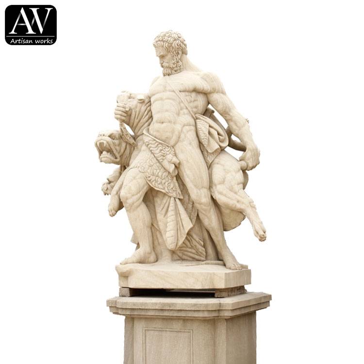 Hot sale Factory Poseidon Marble Statue - Outdoor decoration carved nude man statue – Atisan Works