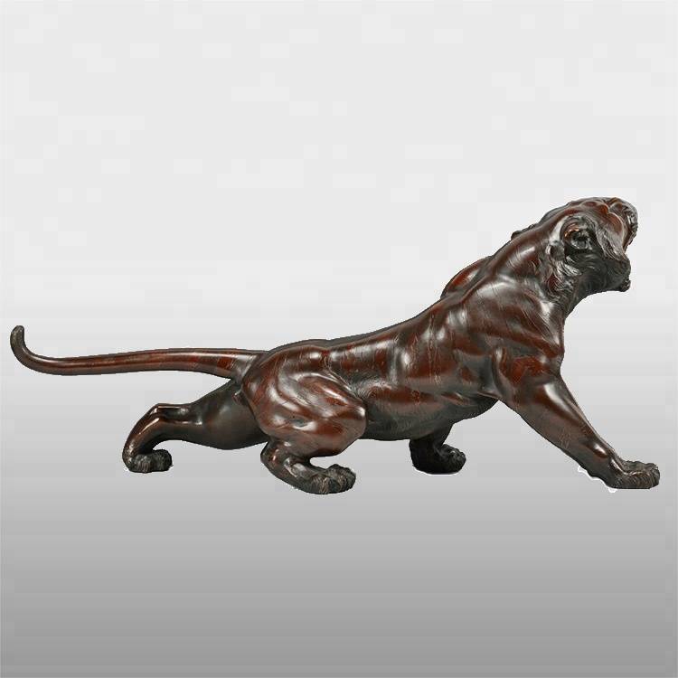 china metal cheetah sculpture for factory
