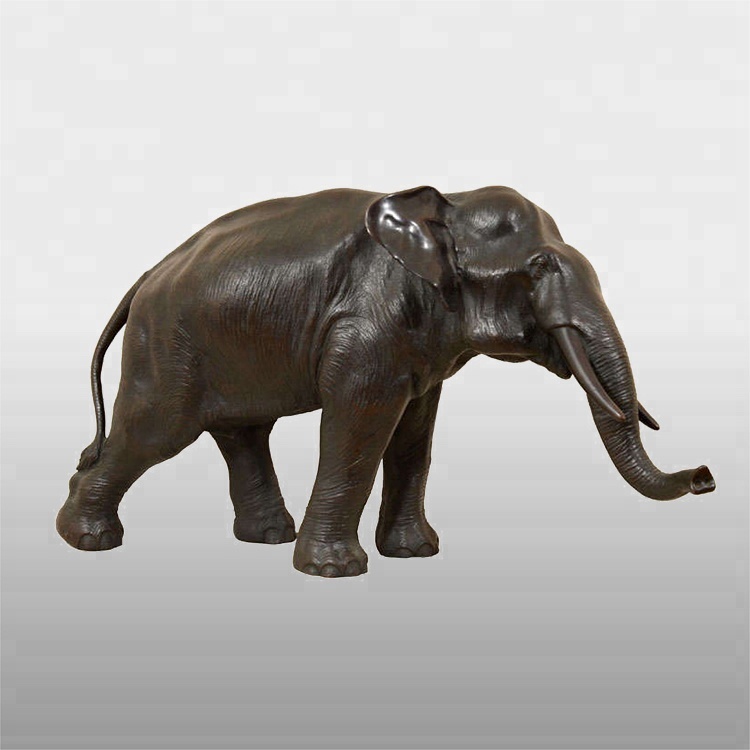 Low MOQ for Bronze Bull Sculpture - Outdoor garden decoration brass large elephant statues – Atisan Works