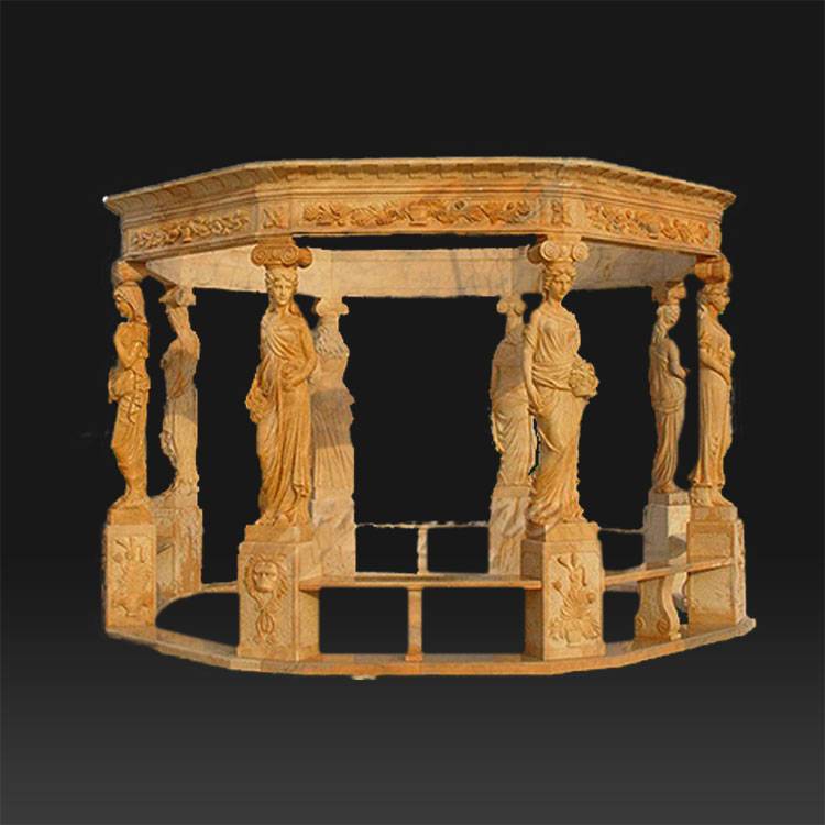 Good Quality Pavilion/Gazebo – Large garden stone statues pavilion marble – Atisan Works
