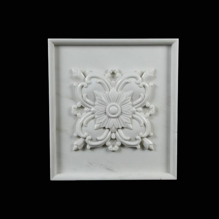 New design indoor decoration exquisite marble wall carved tiles