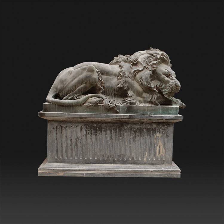 Wholesale Dealers of Marble Animal Statue - Granite hand carved garden decoration lions statue for sale – Atisan Works