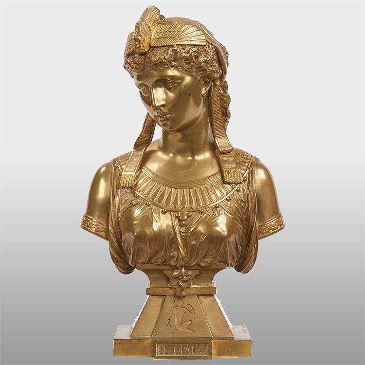 100% Original Factory Bronze Statue Of A Man - Indoor decoration women head bust for sale – Atisan Works