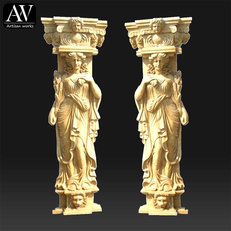 Good Quality Architectural Sculpture – Roman Column Granite modern square pillar design – Atisan Works