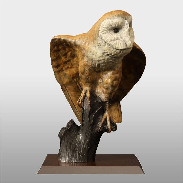 China bronze owl sculpture for sale