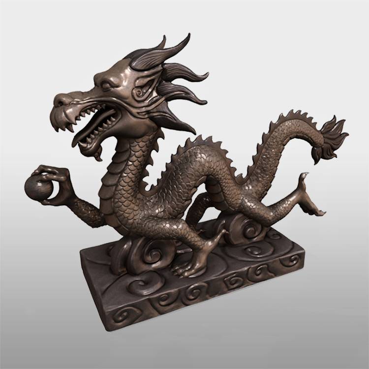 Factory wholesale Bronze Mermaid Statue - Metal large bronze chinese dragon statue for sale – Atisan Works
