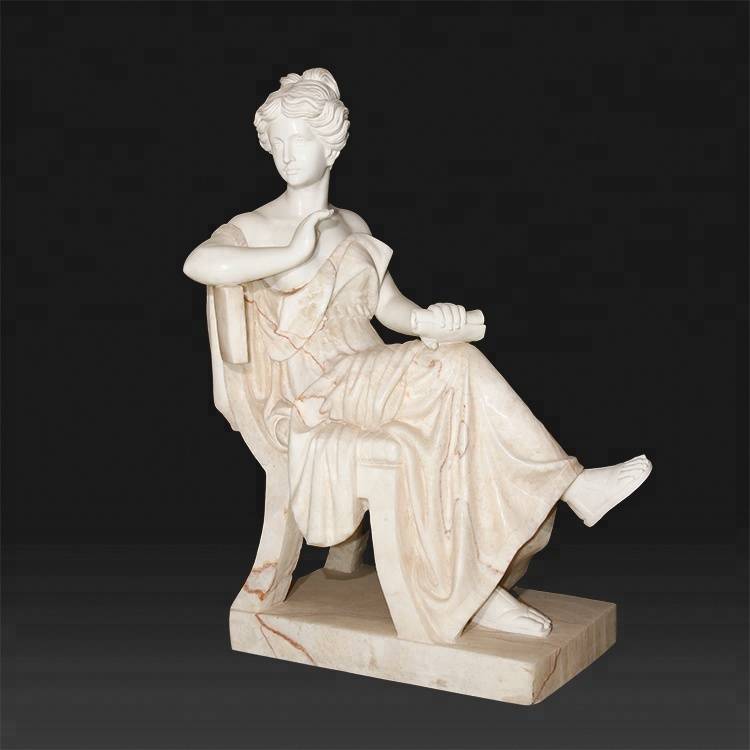 Greek life size garden alabaster statue