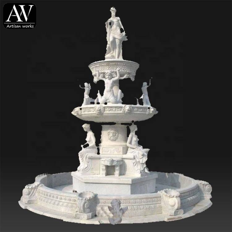 Good Quality Fountain – Famous garden outdoor garden white marble fountain – Atisan Works