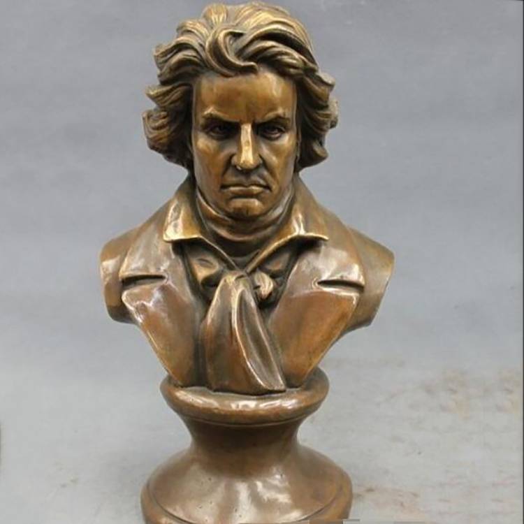 New Design Casting Bronze Beethoven Bust statue
