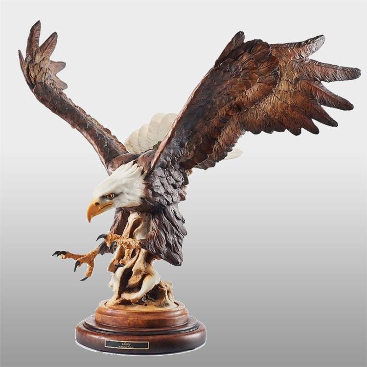 Bronze bird statue flying bird sculptures eagle for sale