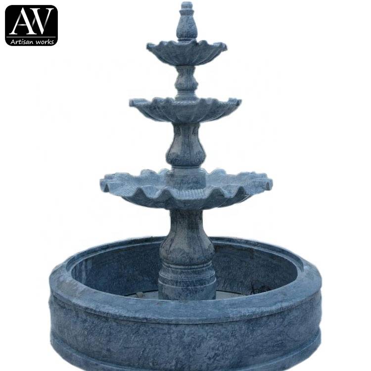 Garden decoration animal  stone outdoor marble water fountains statue