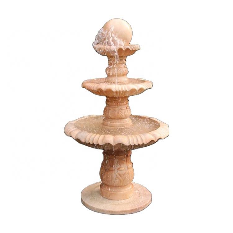Outdoor Stone Garden Products Marble Water Fountains Sale