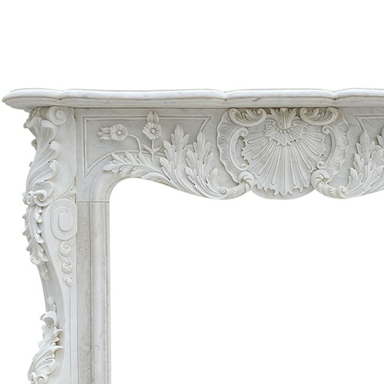 Rococo style fireplace 02