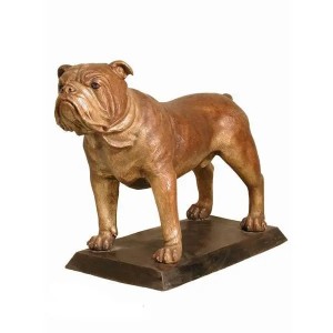 Outdoor decoration life size boxer dog statues