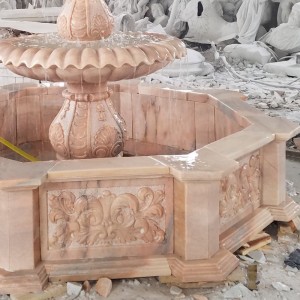 Marble Stone Pink Natural Color Octagon Pool Su...
