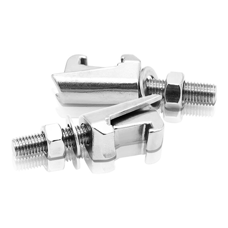 Stainless Steel Vacuum Pipe ISO Double Claw Clamp