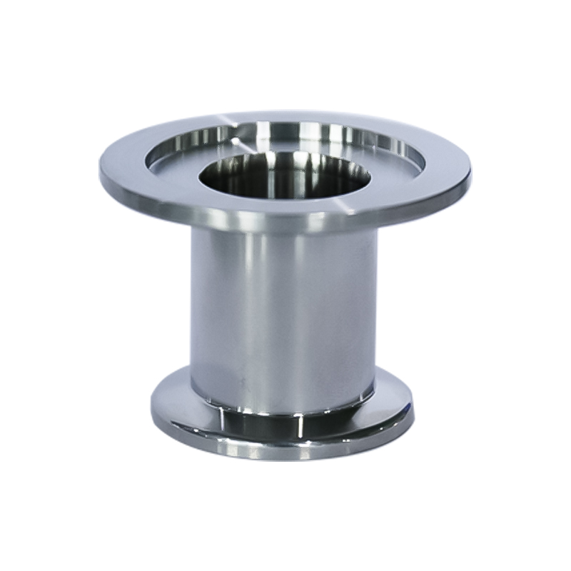 KF-KF straight pipe reducing adaptor KF10 to KF50 high vacuum flange connected in ss304 Tubulated concentric reducer adaptor