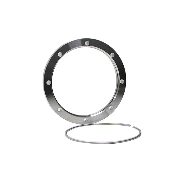 Vacuum Fittings Flange Stainless vy ISO Rotatable Bolt Ring