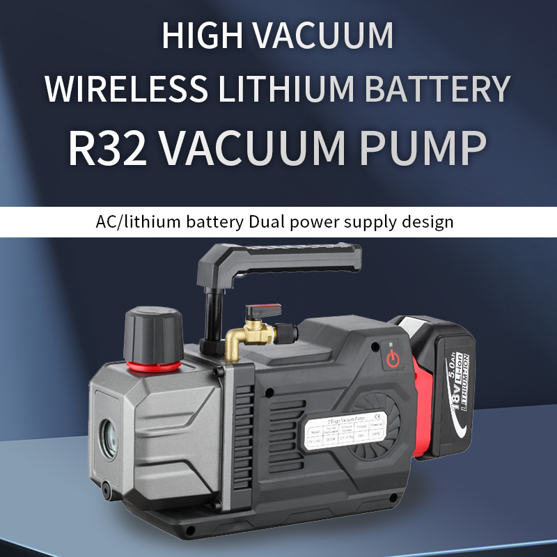 18v Cordless mini Li-ion Battery Refrigeration Vacuum Pump