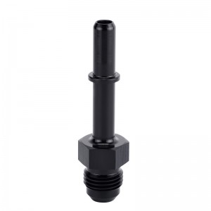 6AN Male to 3/8″ SAE Quick Disconnect Male Push On EFI Fitting