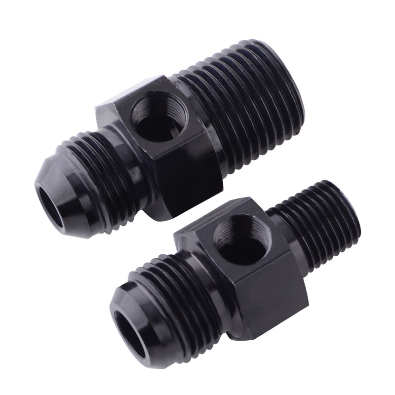 China Wholesale Fitting Manufacturer –  Male to AN Female with1/8″ NPT Female Sensor Port – Yibai