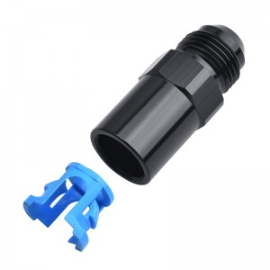 8AN Male to 3/8″ SAE Quick-Disconnect Female Push-On EFI Fitting
