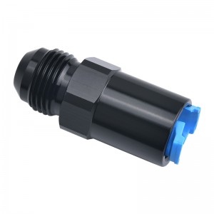 8AN Male to 3/8″ SAE Quick-Disconnect Female Push-On EFI Fitting