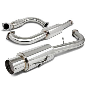 STEEL N1 CATBACK EXHAUST 3″ Piping + 4.5″ MUFFLER TIP FOR 1995-1999 MITSUBISHI ECLIPSE TALON