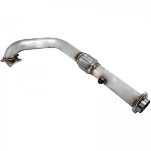 5 Bolt Turbo Flange 3″ Stainless Steel Exhaust Pipe For 1988-2000 Civic D Series T3 T4