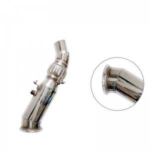 SS 4″ Racing Catless Downpipe FOR BMW 11-16 328xi 328i 320i F30 F31 F34 2.0T N20 SS 4″