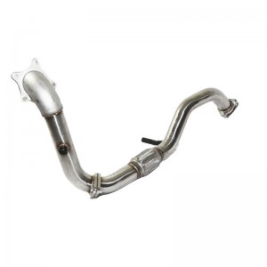 SS 2.5″ Downpipe for Honda 2016-2018 Civic 1.5 Turbo EX SI FC FK7 Two pieces design