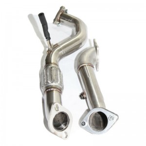 SS 2.5″ Downpipe for Honda 2016-2018 Civic 1.5 Turbo EX SI FC FK7 Two pieces design