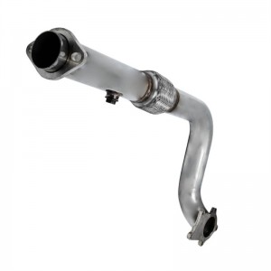 5 Bolt Turbo Flange 3″ Stainless Steel Exhaust Pipe For 1988-2000 Civic D Series T3 T4