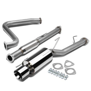 ODM Fuel Hose Kit Manufacturers –  Stainless steel 4″ MUFFLER TIP CATBACK FOR 92-96 HONDA PRELUDE H23A1 F22A1 – Yibai