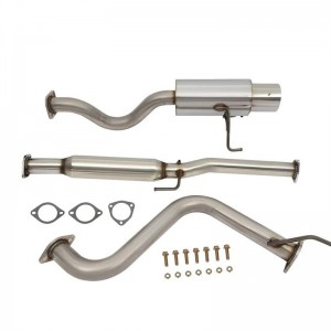 For 93-97 Honda Del Sol EG EH Stainless Catback Exhaust System 4.5″ Muffler Tip