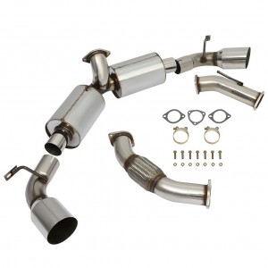 3″ DUAL BURNT TIP STAINLESS CATBACK EXHAUST SYSTEM For 90-95 Toyota MR2 TURBO SW20 3SGTE SW