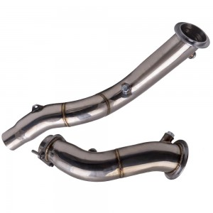 Stainless Exhaust Downpipe 3 ″ Alang sa 2015-2019 BMW M3 M4 Twin Turbo M2 S55 F82 F8X F80 F83