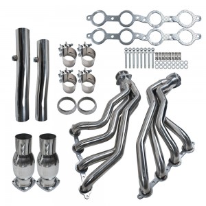 Long Tube Stainless Header Manifold Exhaust For 05-06 Pontiac GTO LS2 6.0L V8
