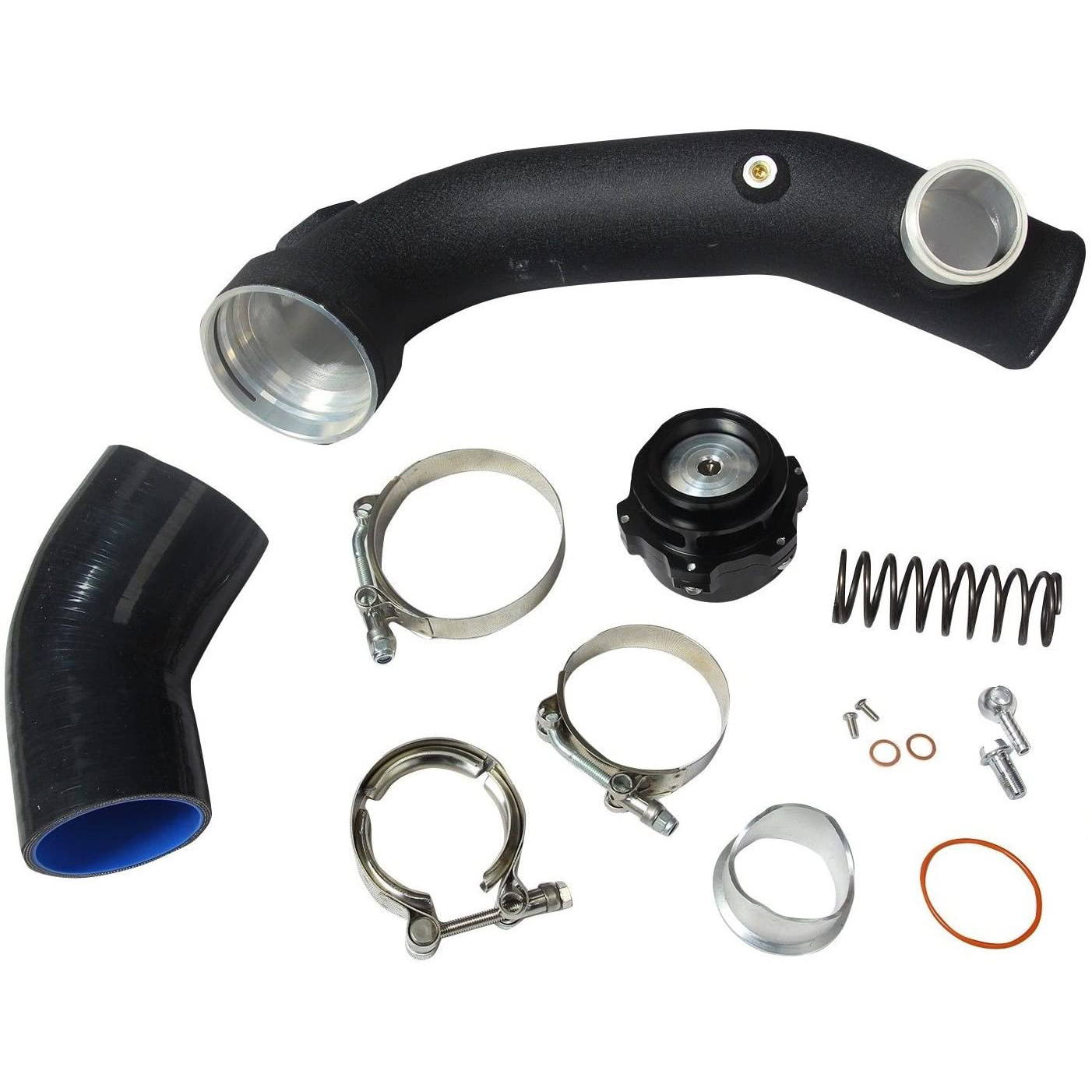 ODM Egine Air Intake Pipe Supplier –  Racing Intake Turbo Charge Pipe Kit w/ Tial & 50mm Bov For BMW N54 E88 E90 E92 135i 335i – Yibai
