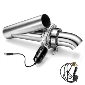 Performance Manual Control 2.5″ Single Y Pipe Electric Exhaust Cutout
