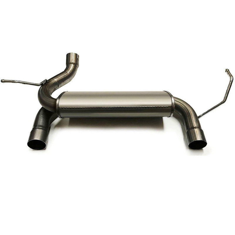 China Wholesale Exhaust Cutout Manufacturer –  Stainless Steel Axle-Back Rear Exhaust Muffler fits for Wrangler Jeep 2007-2017 – Yibai