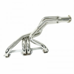 4-1 Long Tube Exhaust Header Manifold + Collector For 72-91 Dodge D-Series 5.2L 5.9L V8