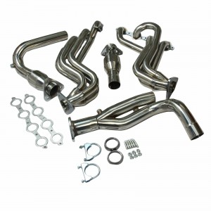 Stainless steel Exhaust Header + Y Pipe for 99-05 Chevy GMC Yukon / Sierra / Suburban