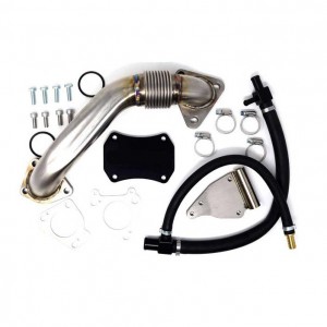 EGR Delete & Cooler Race Kit w/ Up pipe For 2011-2016 GMC Chevy 6.6L Duramax Diesel