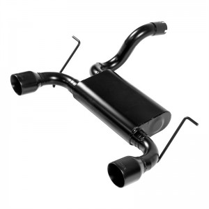 Catback Exhaust System Force II 2.5″ Dual Exit ກັບ 4″ Tips ສໍາລັບ 2.0L / 3.6L Jeep Wrangler JL 2018-2022